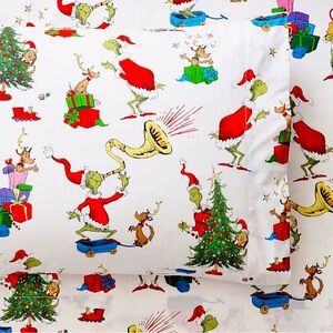 Pottery Barn Kids GRINCH Pillowcase New Package